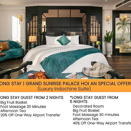 Grand Sunrise Palace Hoi An- A Luxury Indochine Hotel & Spa Esterno foto