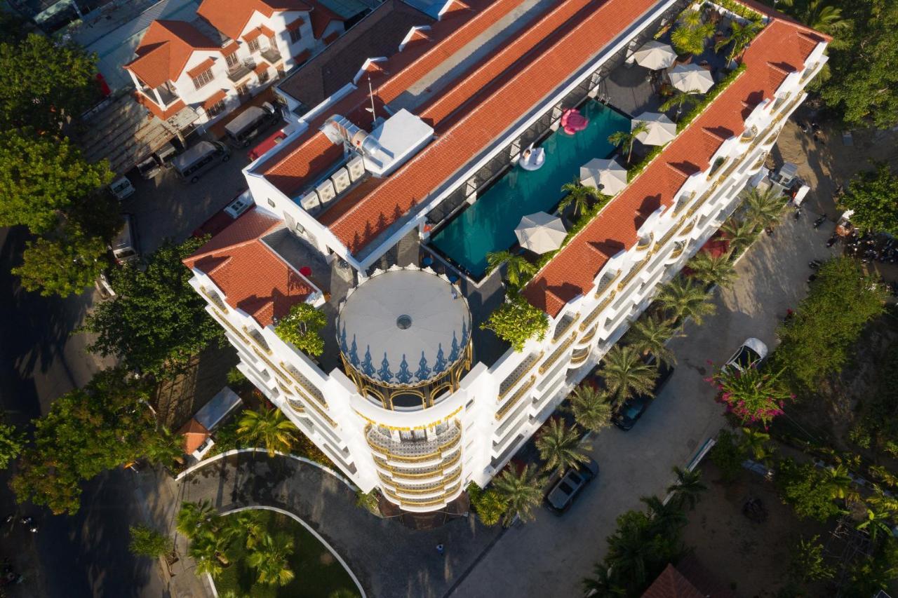 Grand Sunrise Palace Hoi An- A Luxury Indochine Hotel & Spa Esterno foto Aerial view of the hotel