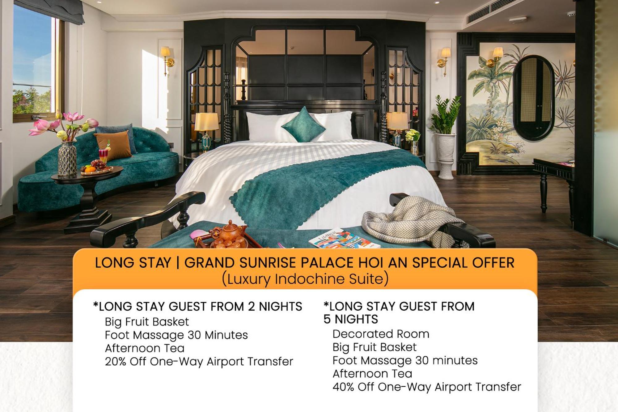 Grand Sunrise Palace Hoi An- A Luxury Indochine Hotel & Spa Esterno foto